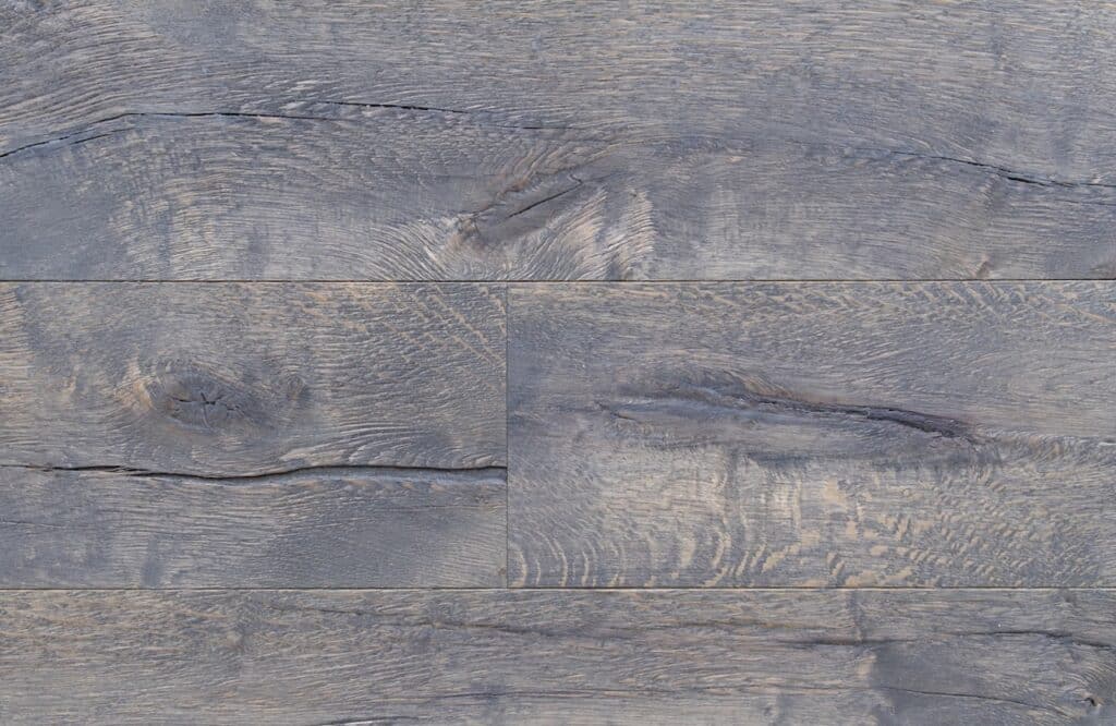 Dark textured rustic wood flooring