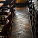 Wagon Back Herringbone Reclaimed French Oak Flooring