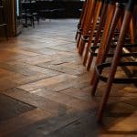 Wagon Back Herringbone Reclaimed French Oak Flooring