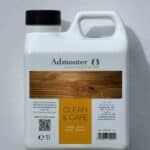 Hardwood floor cleaner for white and light-coloured timber floors. Admonter Clean and Clear White.